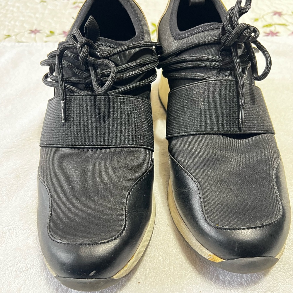 Aldo Black Sneakers Casual Low-Top Design